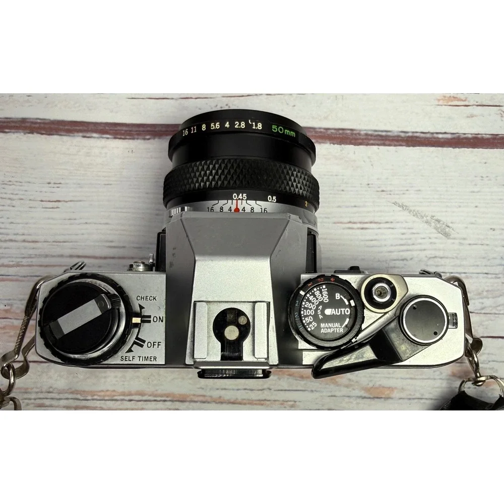 Olympus OM10 35mm Film SLR Camera with F.Zuiko 50mm f1.8 Auto-S Lens Tested